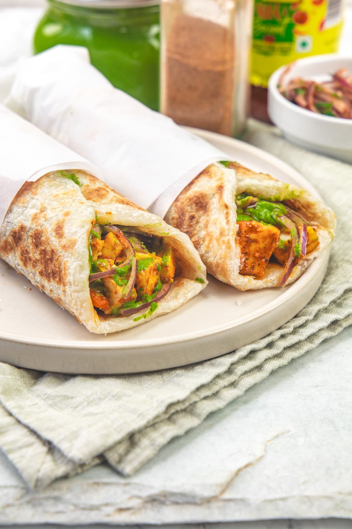 Spicy Paneer Wrap