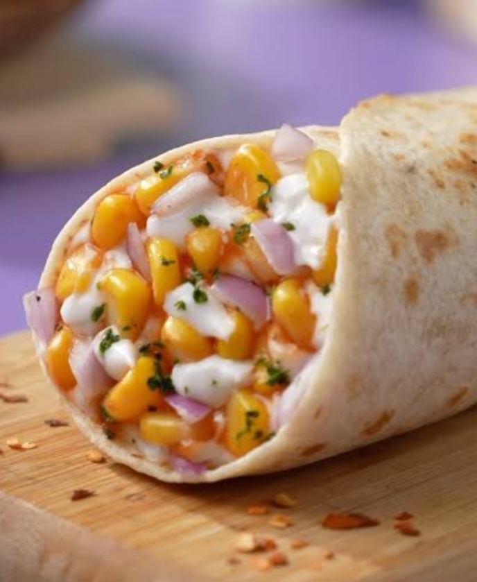American Cheesy Corn Wrap